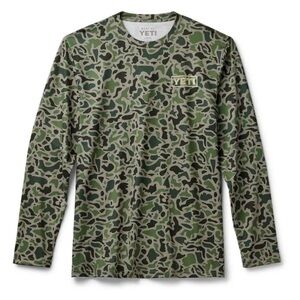 Men’s Large long sleeve sun shirt- Duck Camo